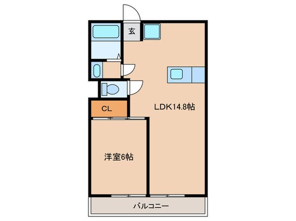 ﾙﾋﾞｰﾊｲﾂ大森２の物件間取画像